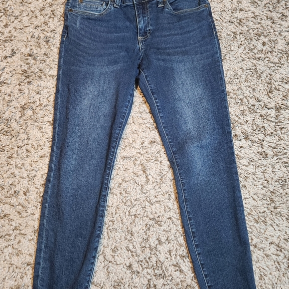 Kut from the Kloth Catherine Boyfriend Raw Hem Ankle Jeans Denim Mid Rise Sz 6 - Picture 14 of 14
